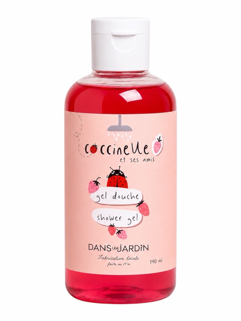 DANS UN JARDIN STRAWBERRY SHOWER GEL 190ML - BRAND NEW
